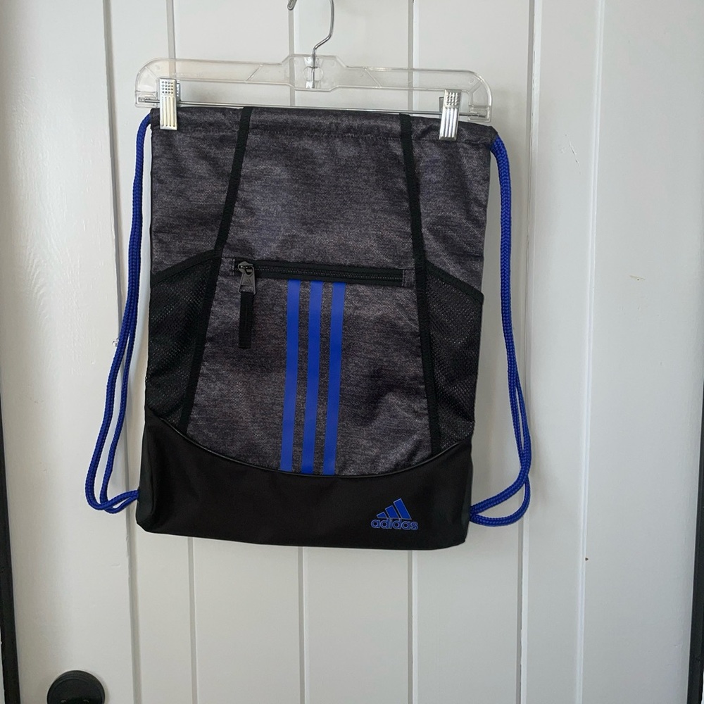 Adidas Backpack Back Pack Sackpack Sack Bookbag B… - image 1